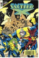 Scan d'une couverture Facteur X dessine par Louise Simonson